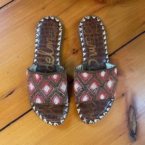 sam edelman beaded slides